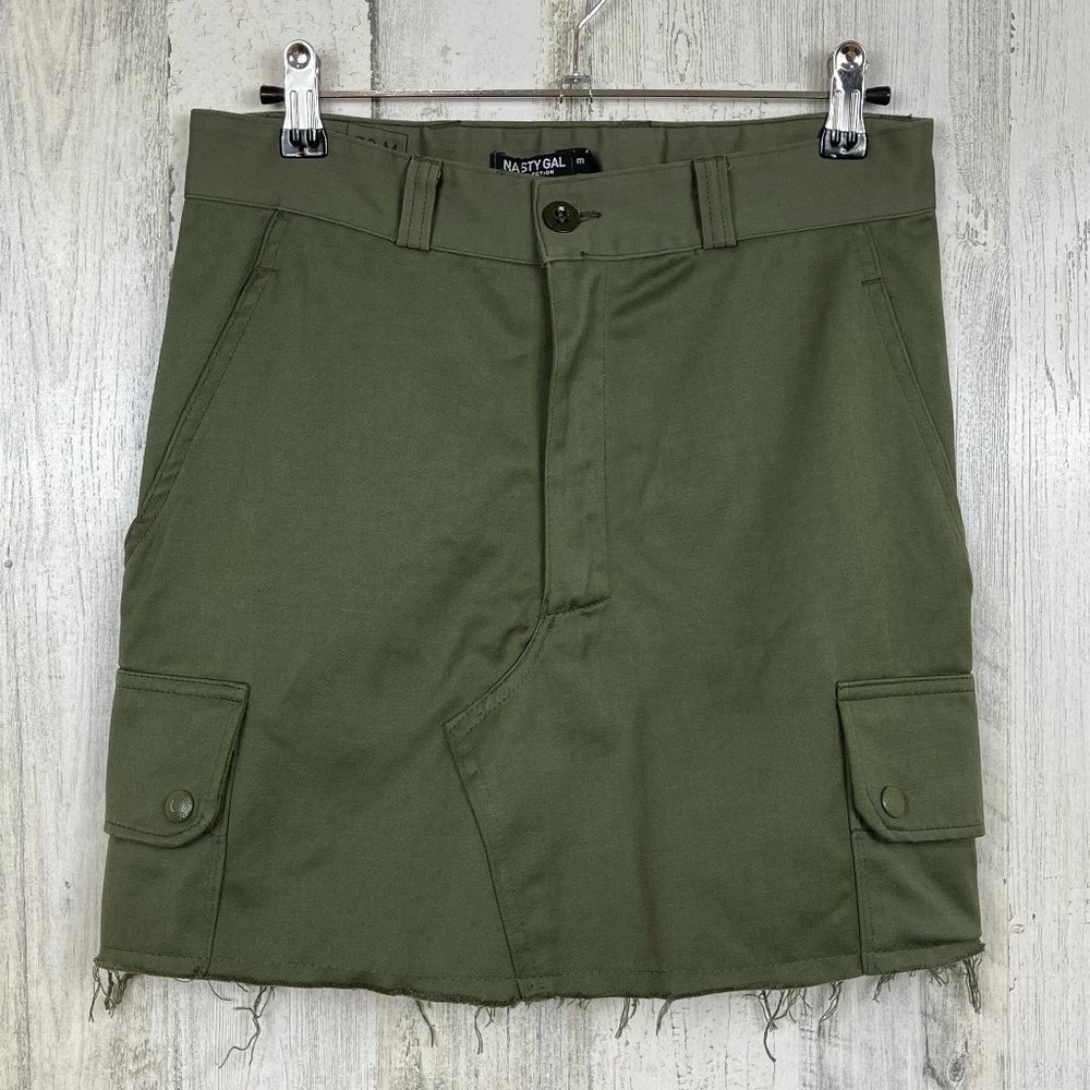 Nasty Gal 'Vintage Military Mini Skirt' NWT cargo